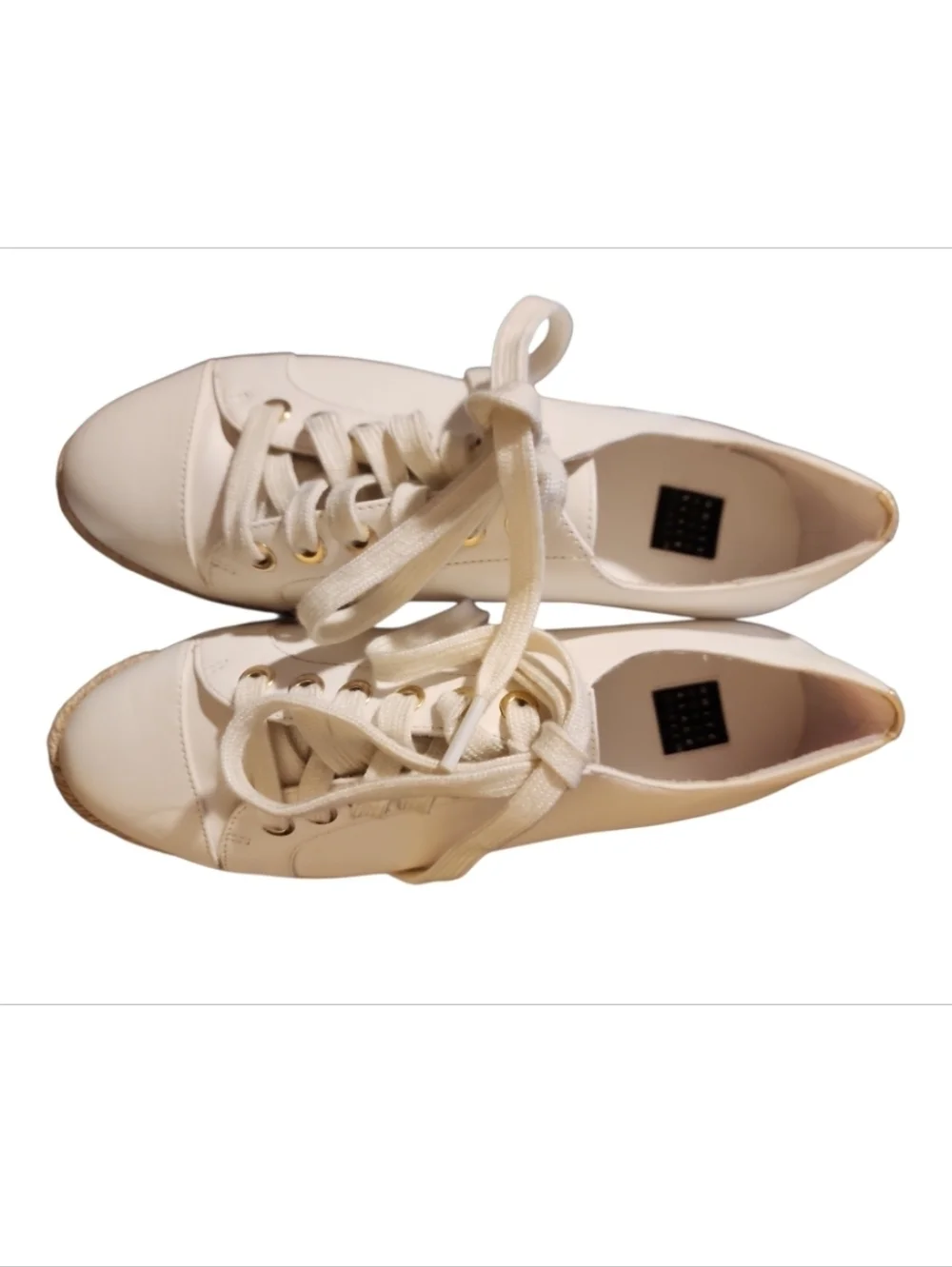 White House Black Market Kendra Amazon Lace up Espadrilles Sneakers Size 6.5 M